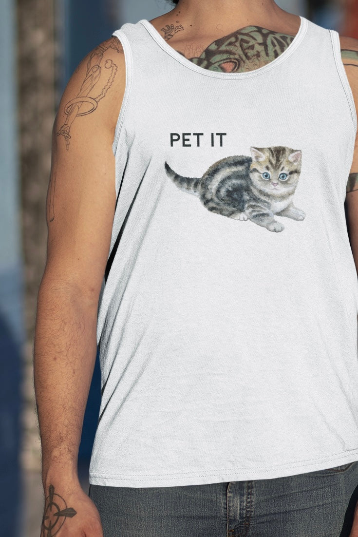 Pet it Mens Tank Top