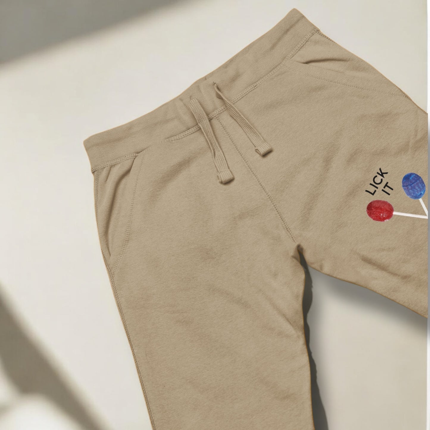 Lick it Midweight Fleece Joggers- Neutral Colors