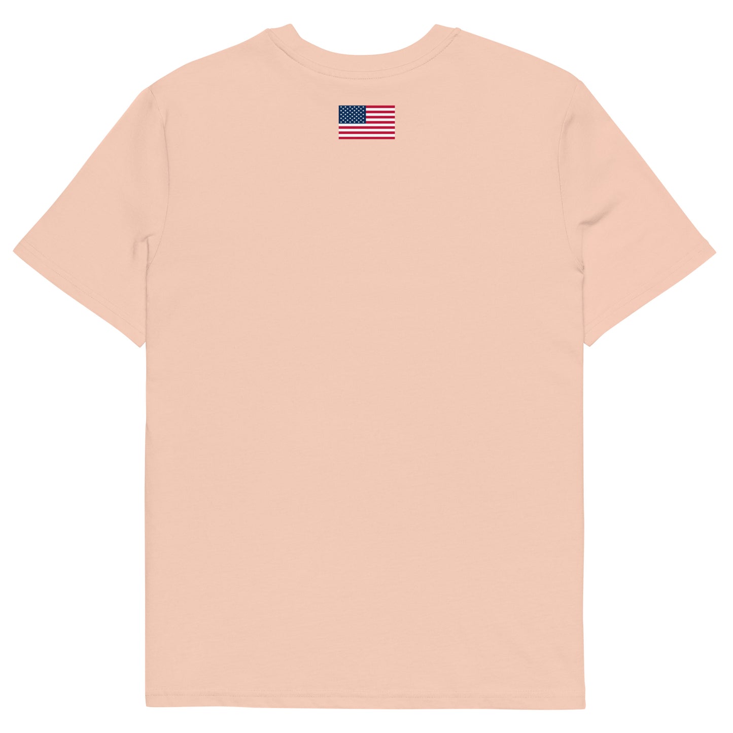 100% Woman USA Organic T-Shirt- Red, White & Blue Design