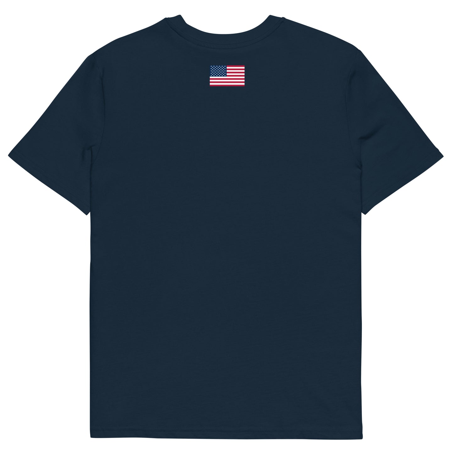 100% Woman USA Organic T-Shirt- Red, White & Blue Design