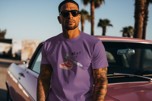 Beat It Men’s Garment-Dyed Heavyweight T-Shirt
