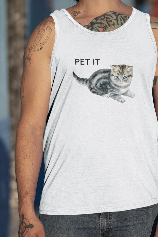 Pet it Mens Tank Top