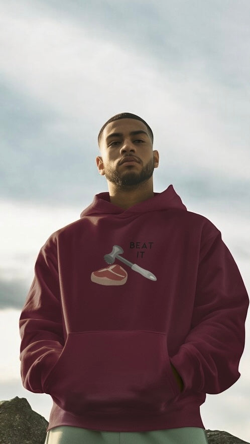 Beat It Hoody- Garnet