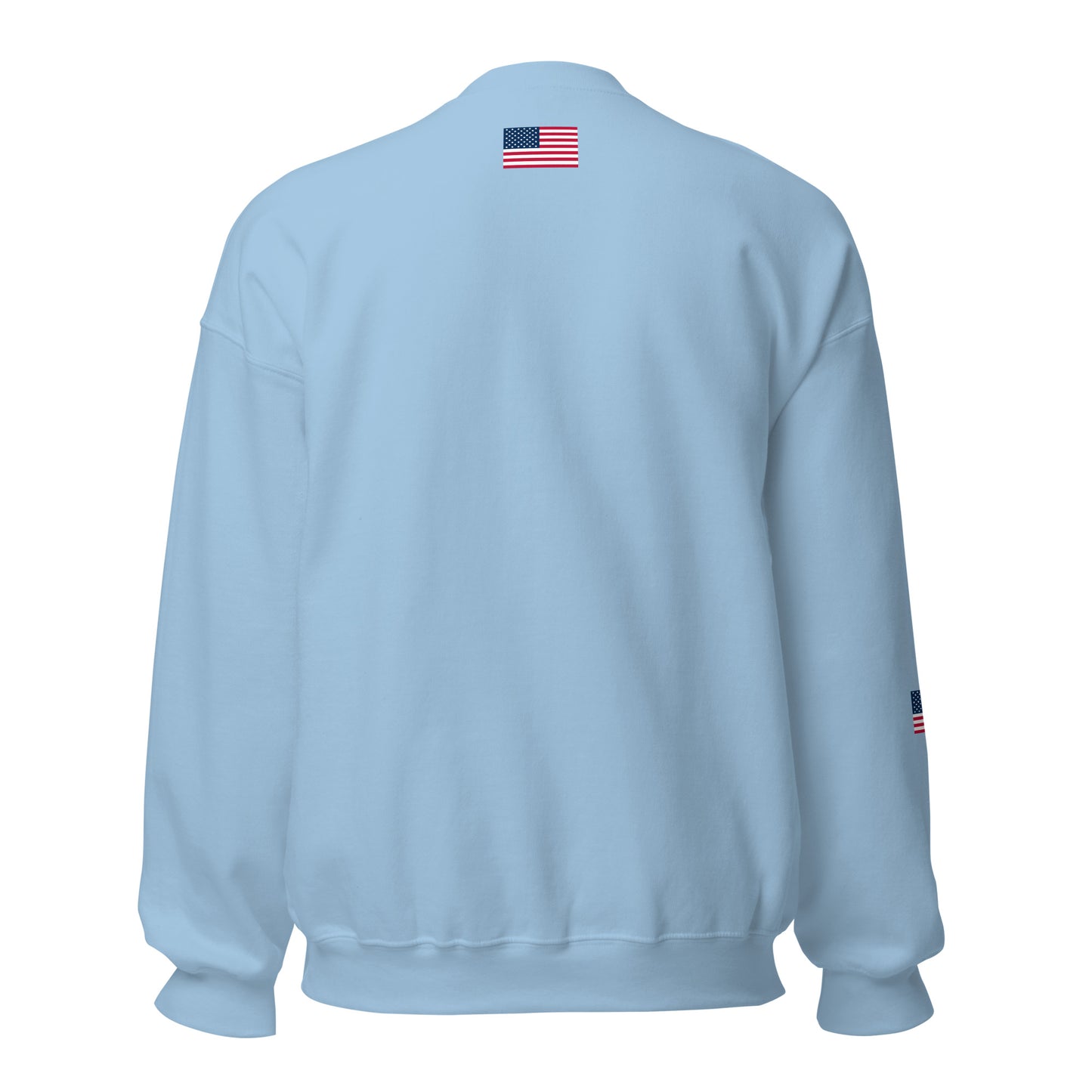 100% Woman USA Sweatshirt- Red, White & Blue Design