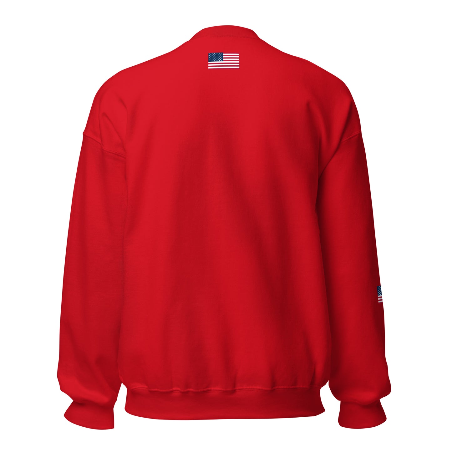 100% Woman USA Sweatshirt- Red, White & Blue Design